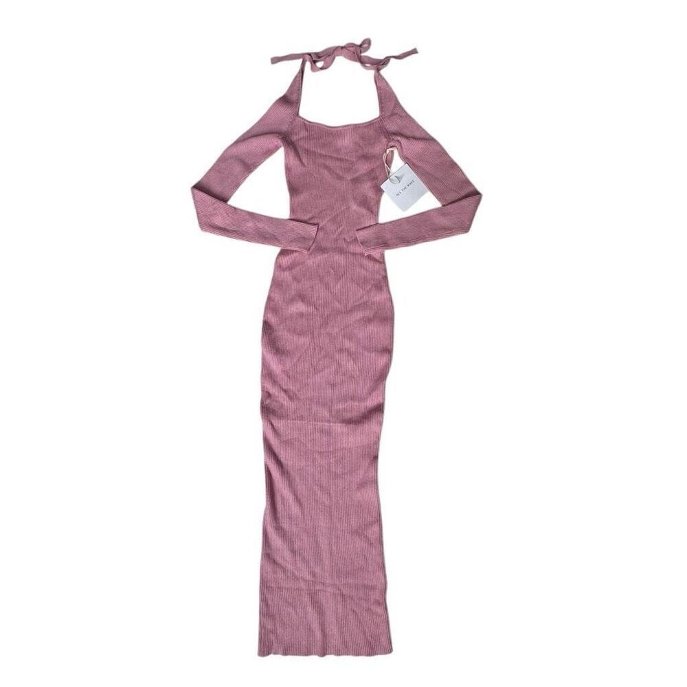 Revolve All the Ways Riley Maxi Dress in Blush Pink - Picture 11 of 14